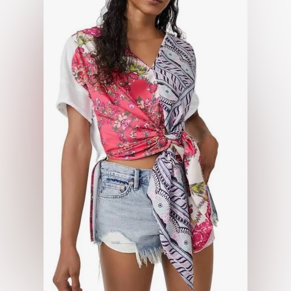 NWT women’s med FREE PEOPLE pick your scarf maxi tee